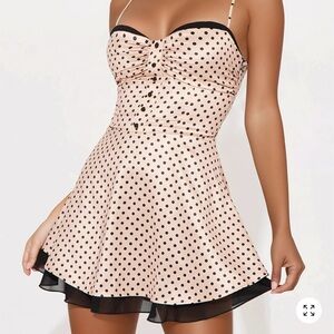 Polka Dot Spaghetti Strap Dress